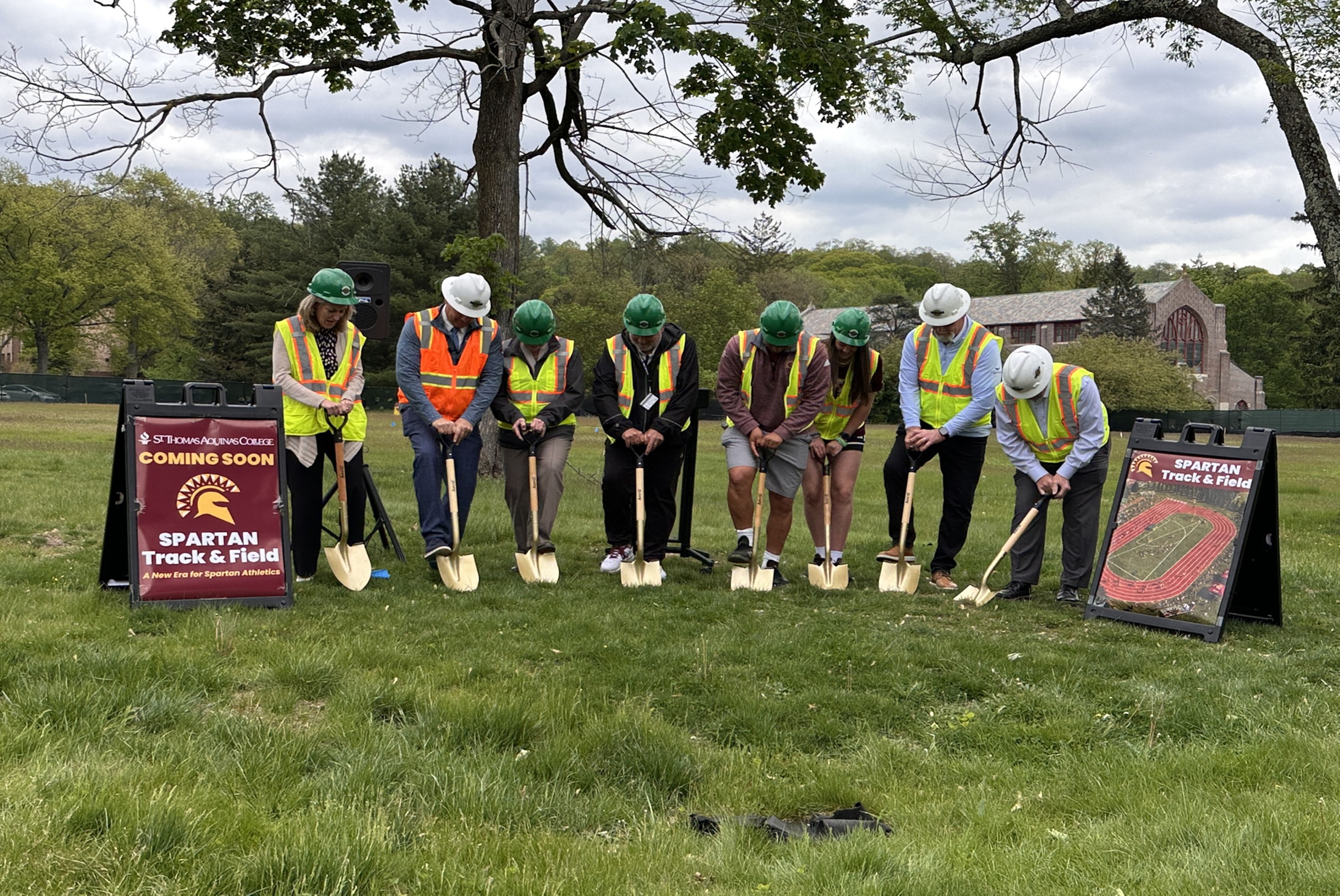 St. Thomas Aquinas College Breaks Ground on New Track & Field at Spartan Athletic Complex