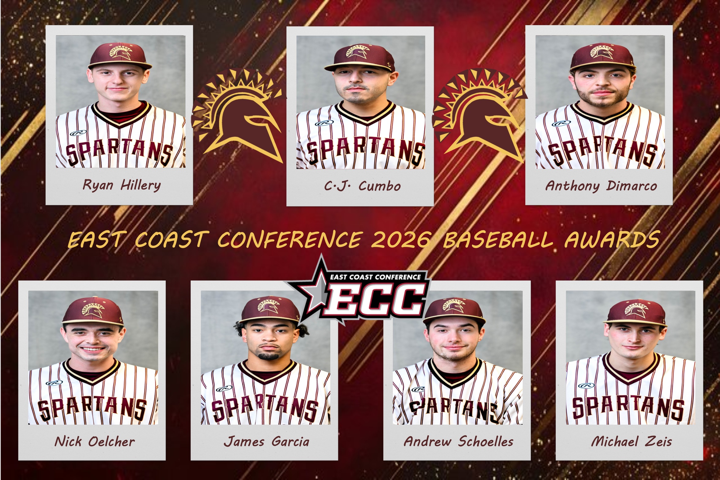 Spartans Shine: Seven Earn ECC Baseball All-Conference Honors