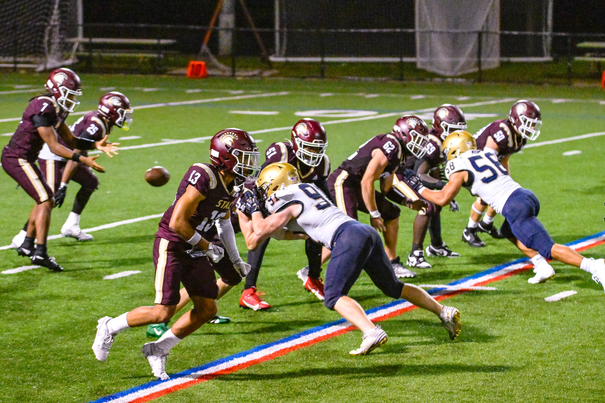 STAC Sprint Football Snaps Losing Streak, Slips Past Cornell 18-17