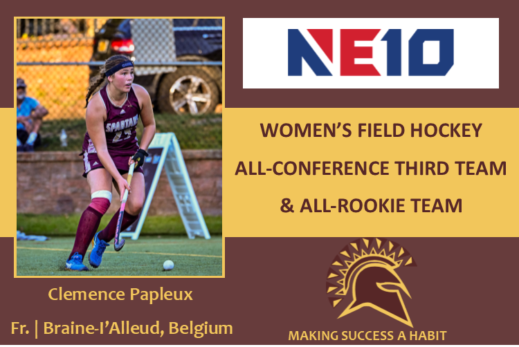 Clemence Papleux Earns NE10 Field Hockey All-Conference & All Rookie Honors