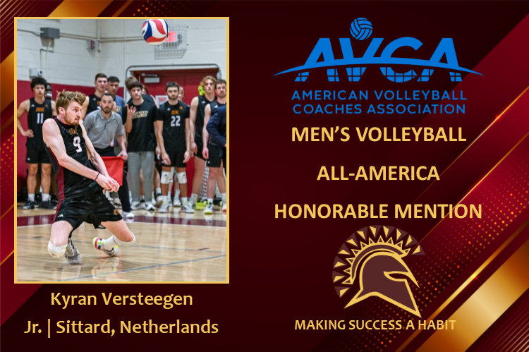 Kyran Versteegan Recognized Among Men's Volleyball's Best with AVCA All-America Selection