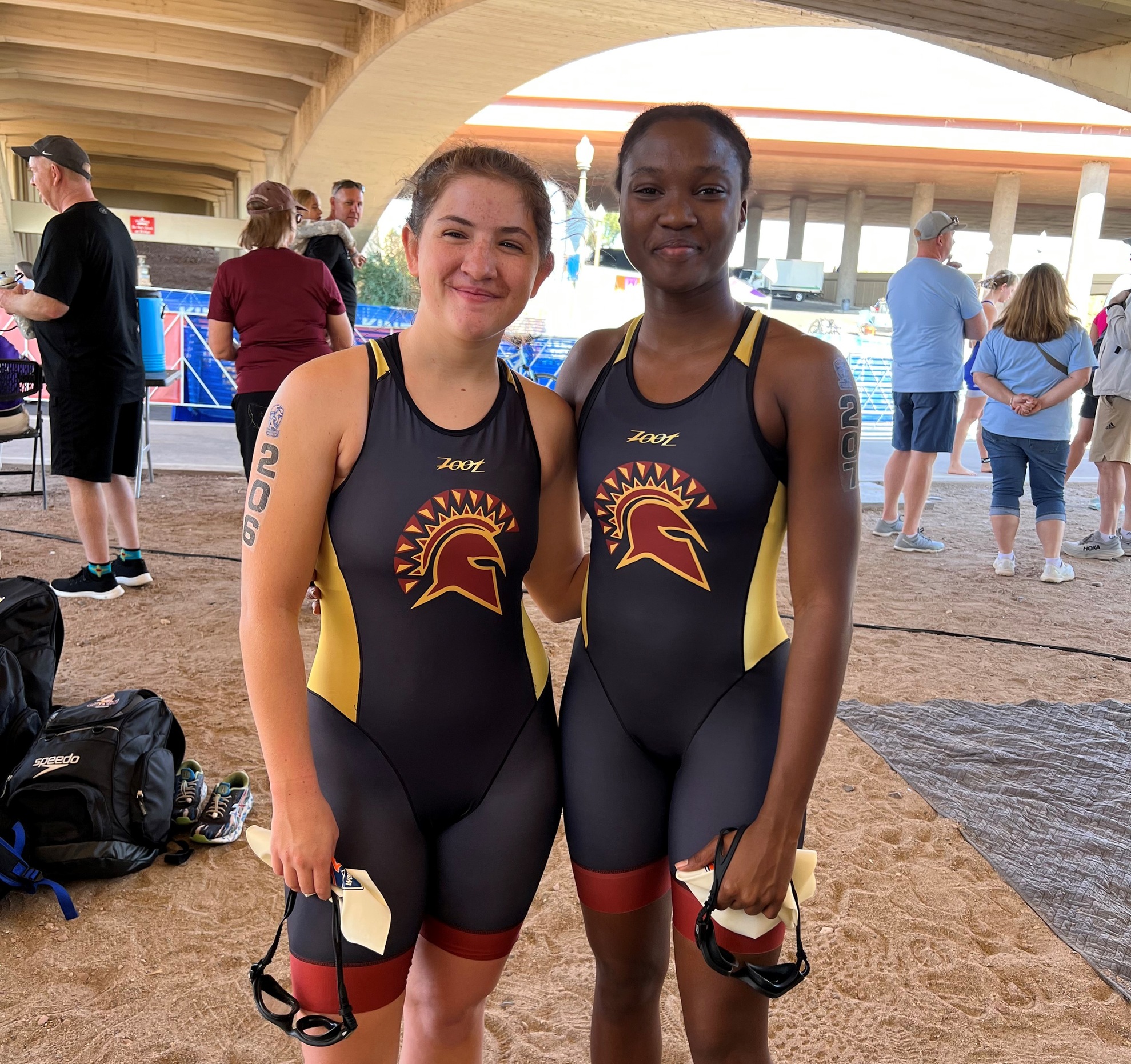 Tylor Brino-Dean and Chanelle Russell Complete NCAA/USA Triathlon Collegiate National Championships