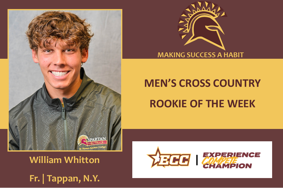 William Whitton Takes Home ECC Men's Cross Country Rookie of the Week Honors